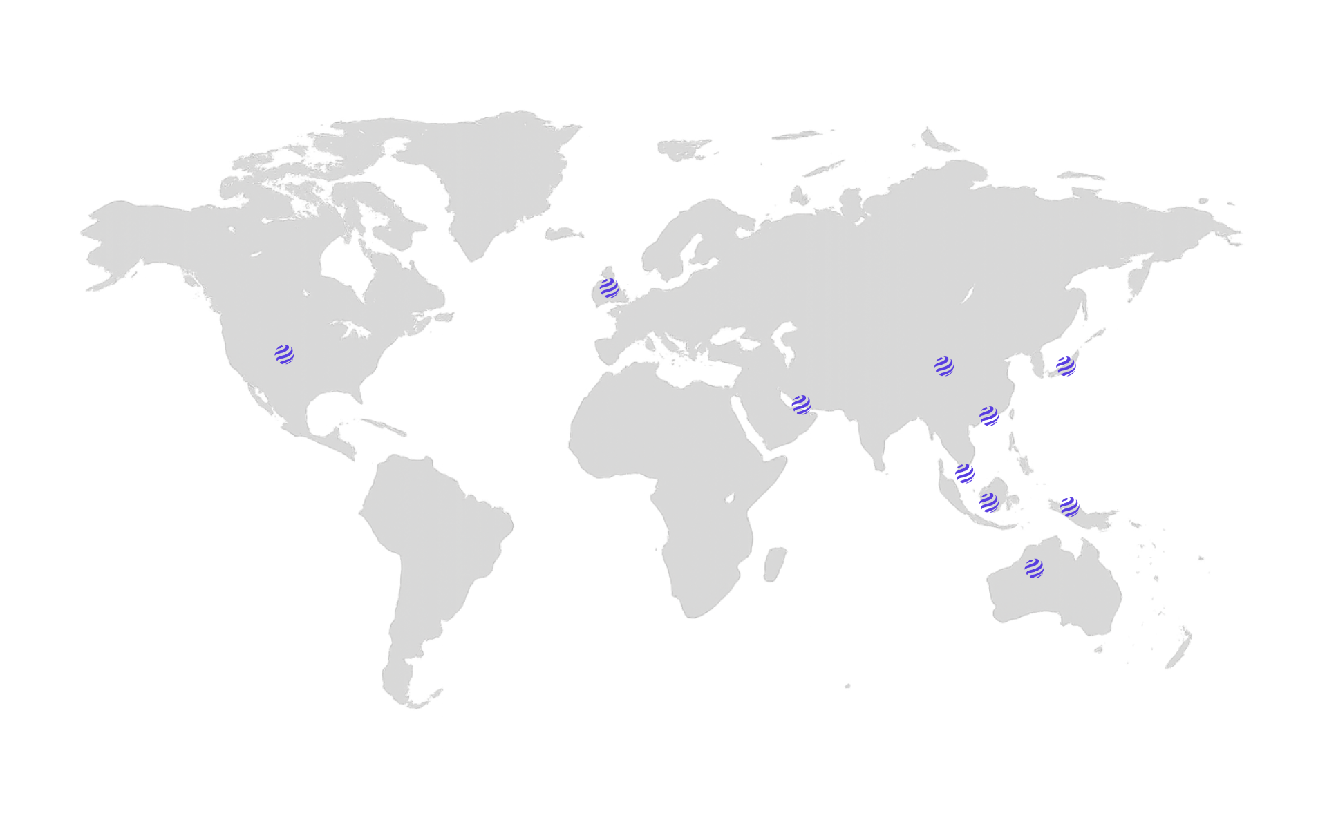 One Suez global operations map